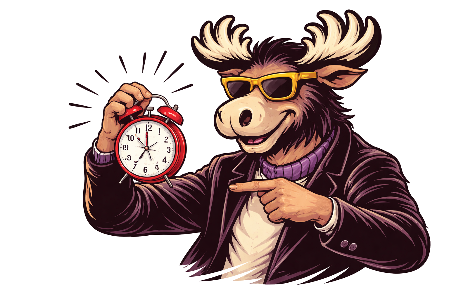 Moose illustration for pricing section